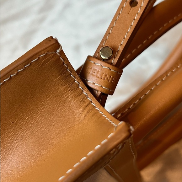 Celine Mini Cabas Crossbody Bag Beige - Picture 8 of 9